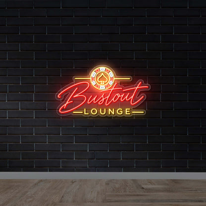 Bustout Lounge - Premium Neon Artwork