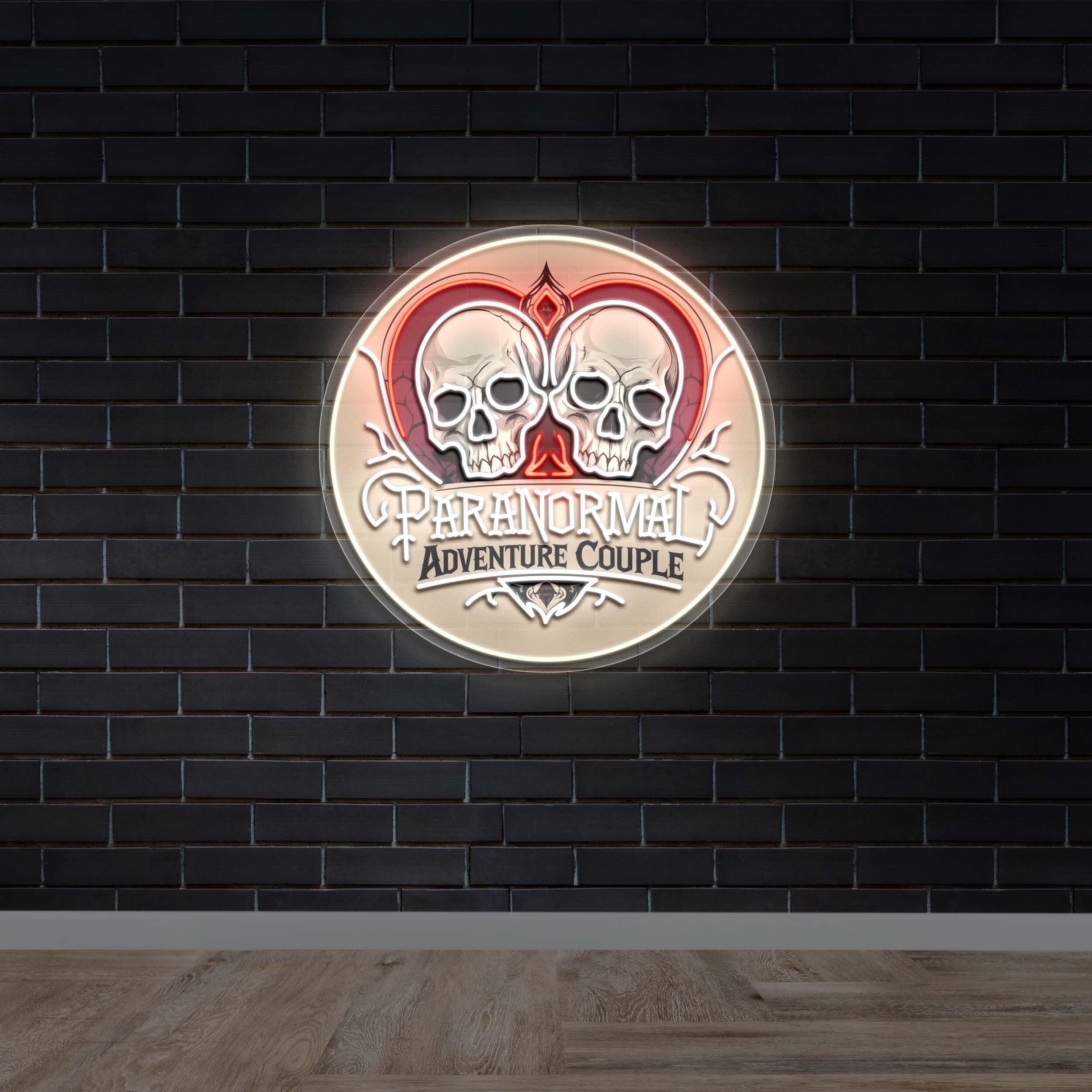 PARANORMAL ADVENTURE COUPLE - Premium Neon Artwork