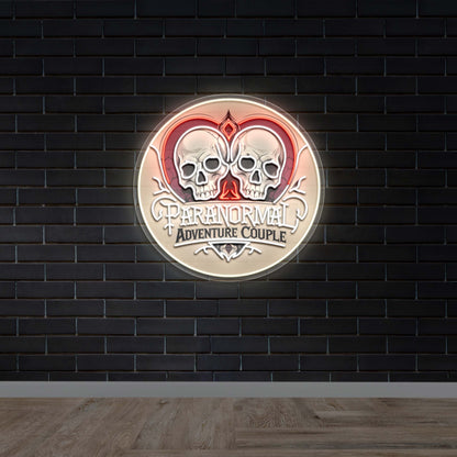 PARANORMAL ADVENTURE COUPLE - Premium Neon Artwork