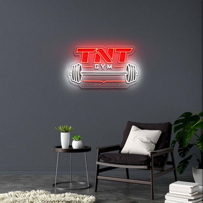 TNT Gym - Premium Neon Artwork