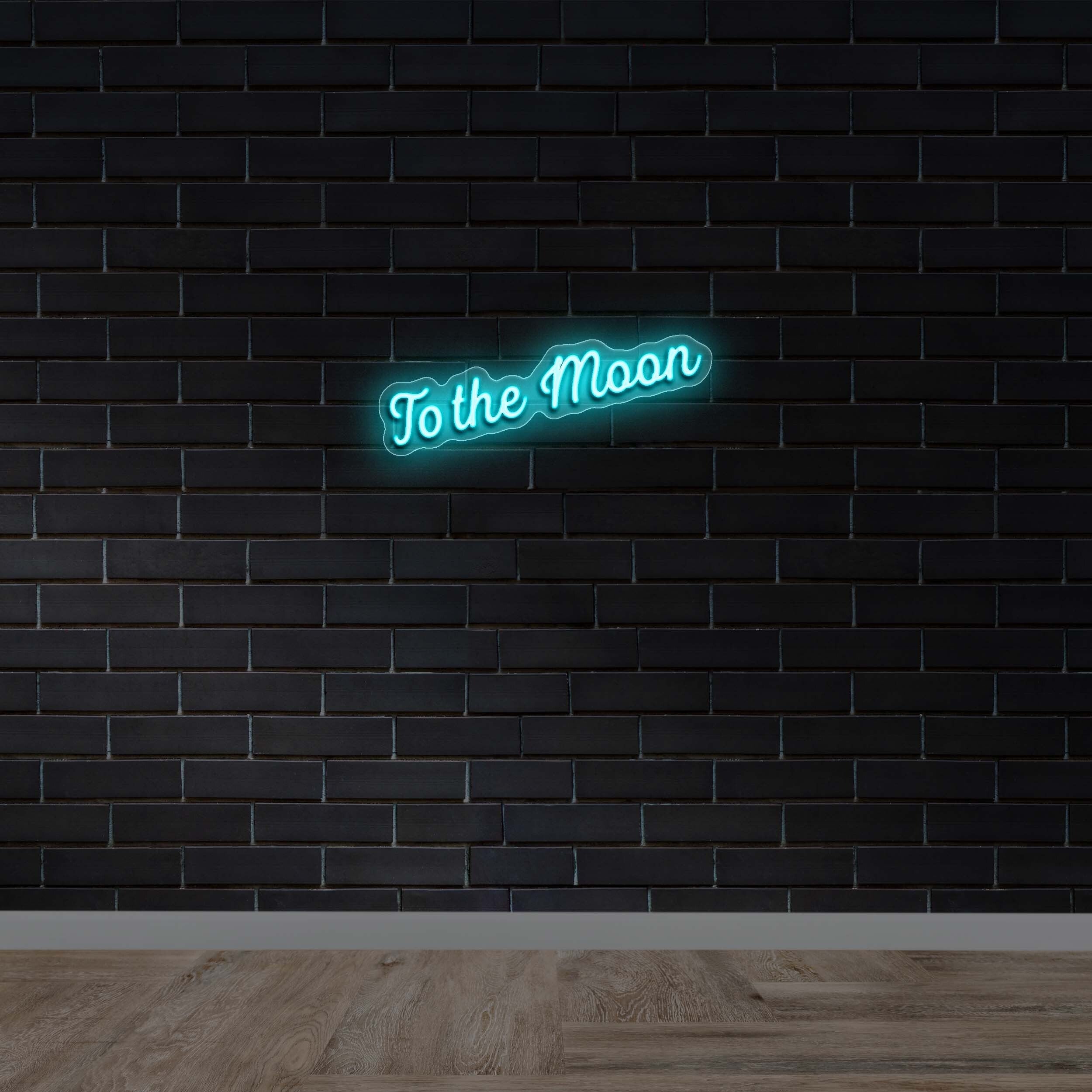 To the moon 2nd Version - Premium Neon Artwork