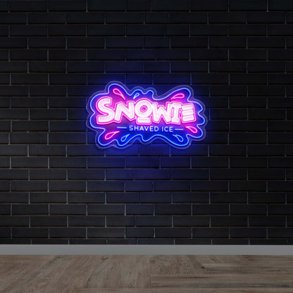 Snowie SHAVED ICE - Premium Neon Artwork