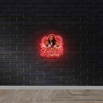 Lewis Sisters - Premium Neon Artwork