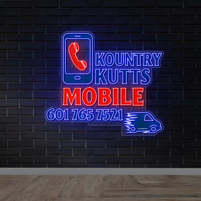 KOUNTRY KUTTS MOBILE - Premium Neon Artwork