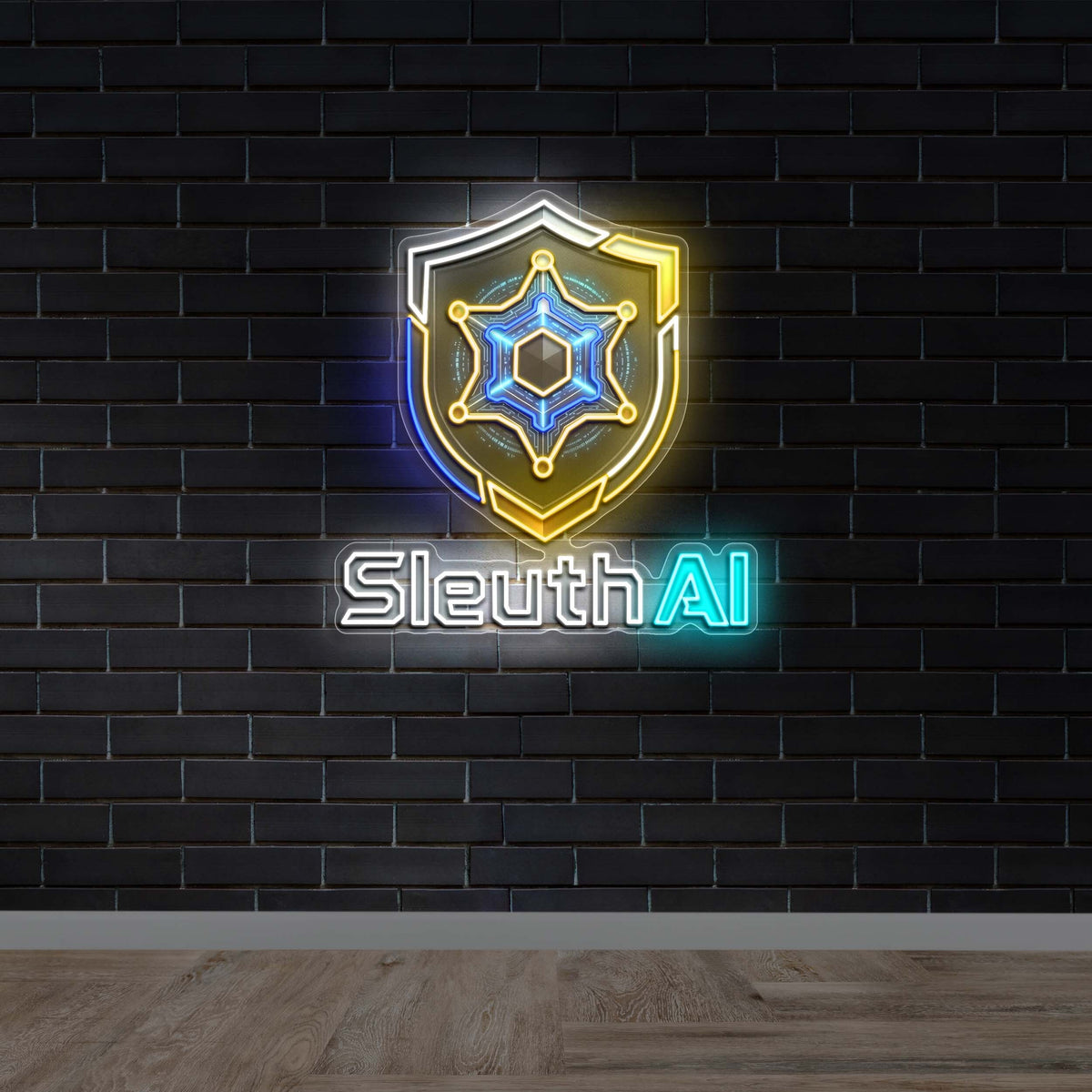 Sleuth AI - Premium Neon Artwork