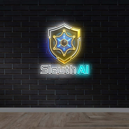 Sleuth AI - Premium Neon Artwork