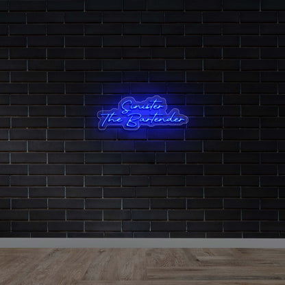 Sinister The Bartender - Premium Neon Artwork