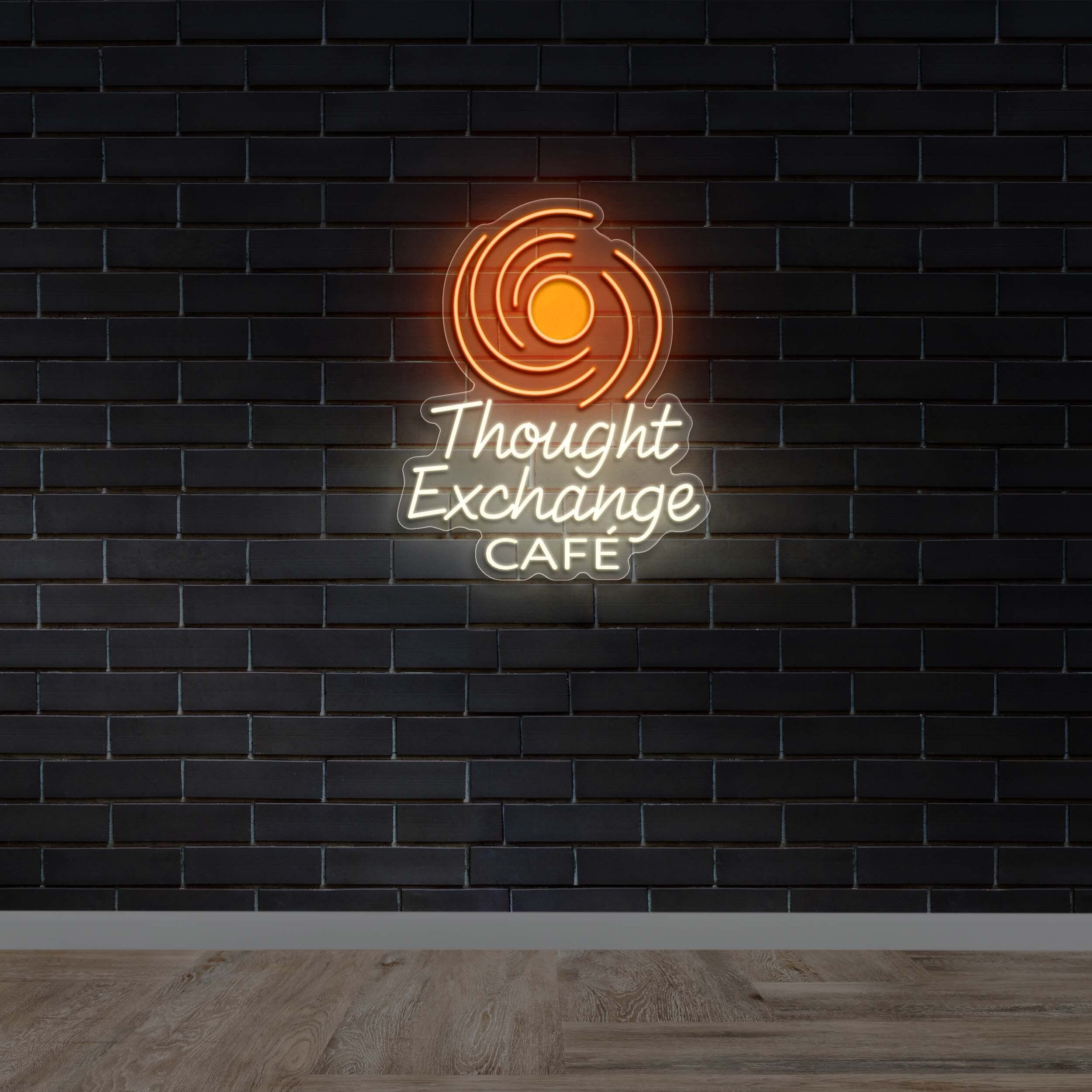 THOUGHT EXCHANGE CAFE -  Premium Neon Artwork