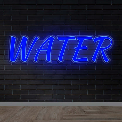 WATER - Premium Neon Artwork
