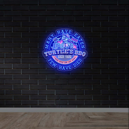 Turtle’s BBQ - Premium Neon Artwork