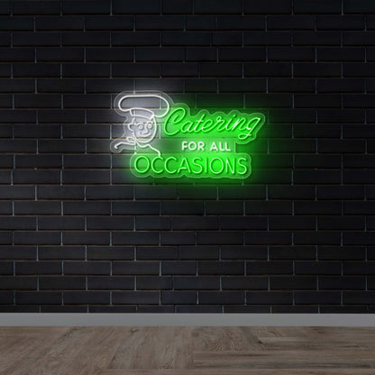 Catering For All Occasions - Premium Neon Artwork