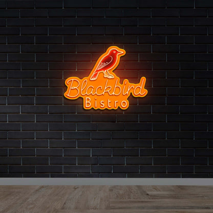 Blackbird Bistro - Premium Neon Artwork