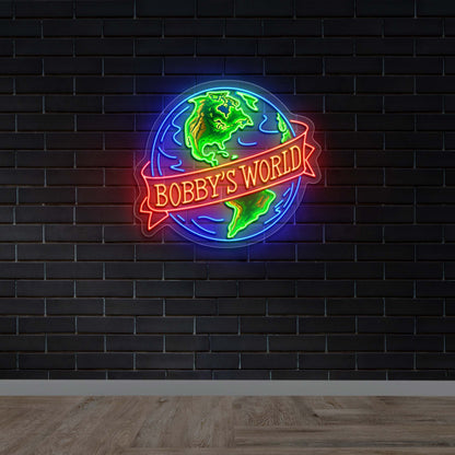 Bobby’s World - Premium Neon Artwork
