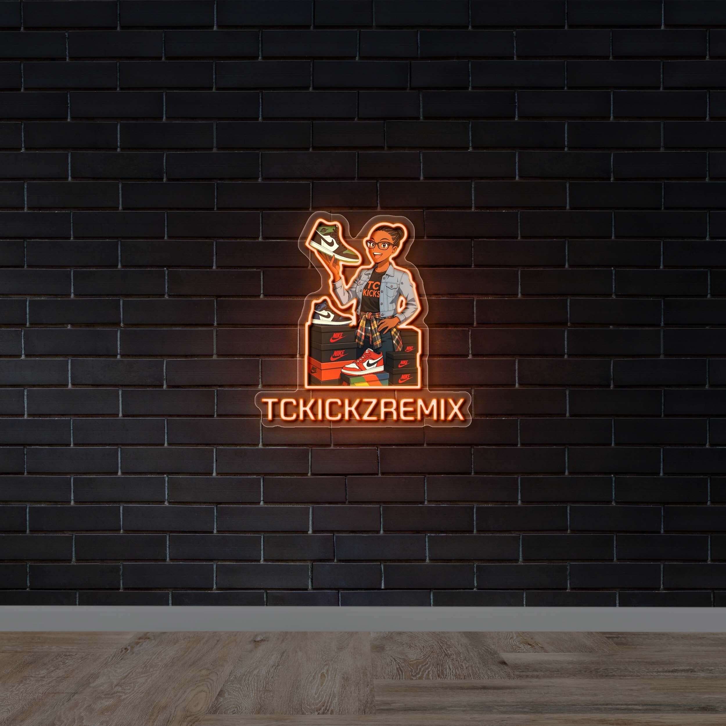 TCKICKZREMIX - Premium Neon Artwork