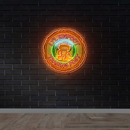 LI'L BIGFOOT POST TRADING - Premium Neon Artwork