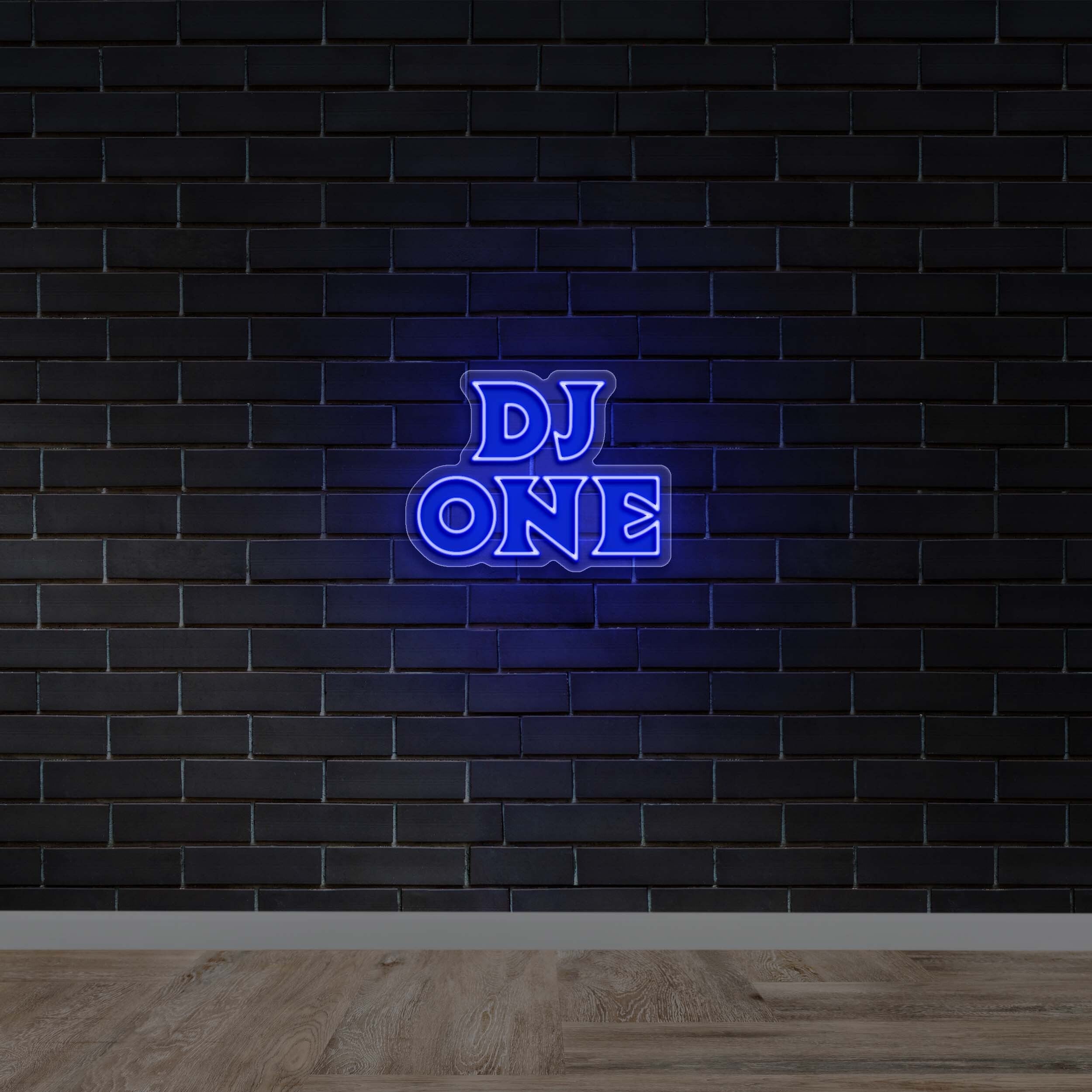 DJ ONE - Premium Neon Artwork