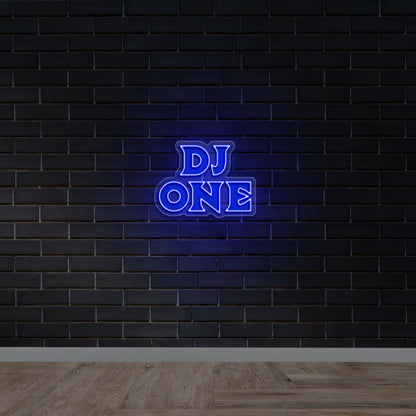 DJ ONE - Premium Neon Artwork