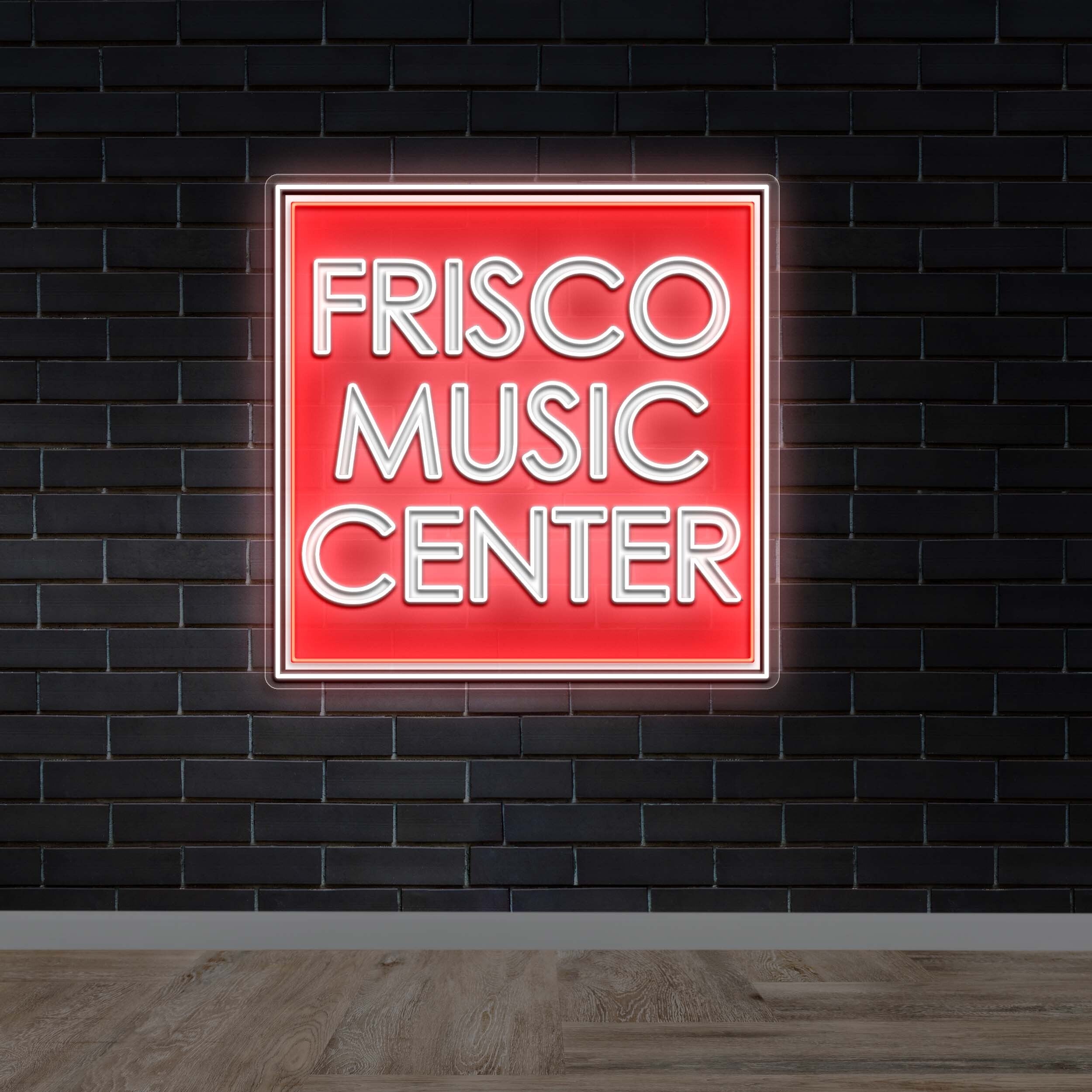 FRISCO MUSIC CENTER - Premium Neon Artwork