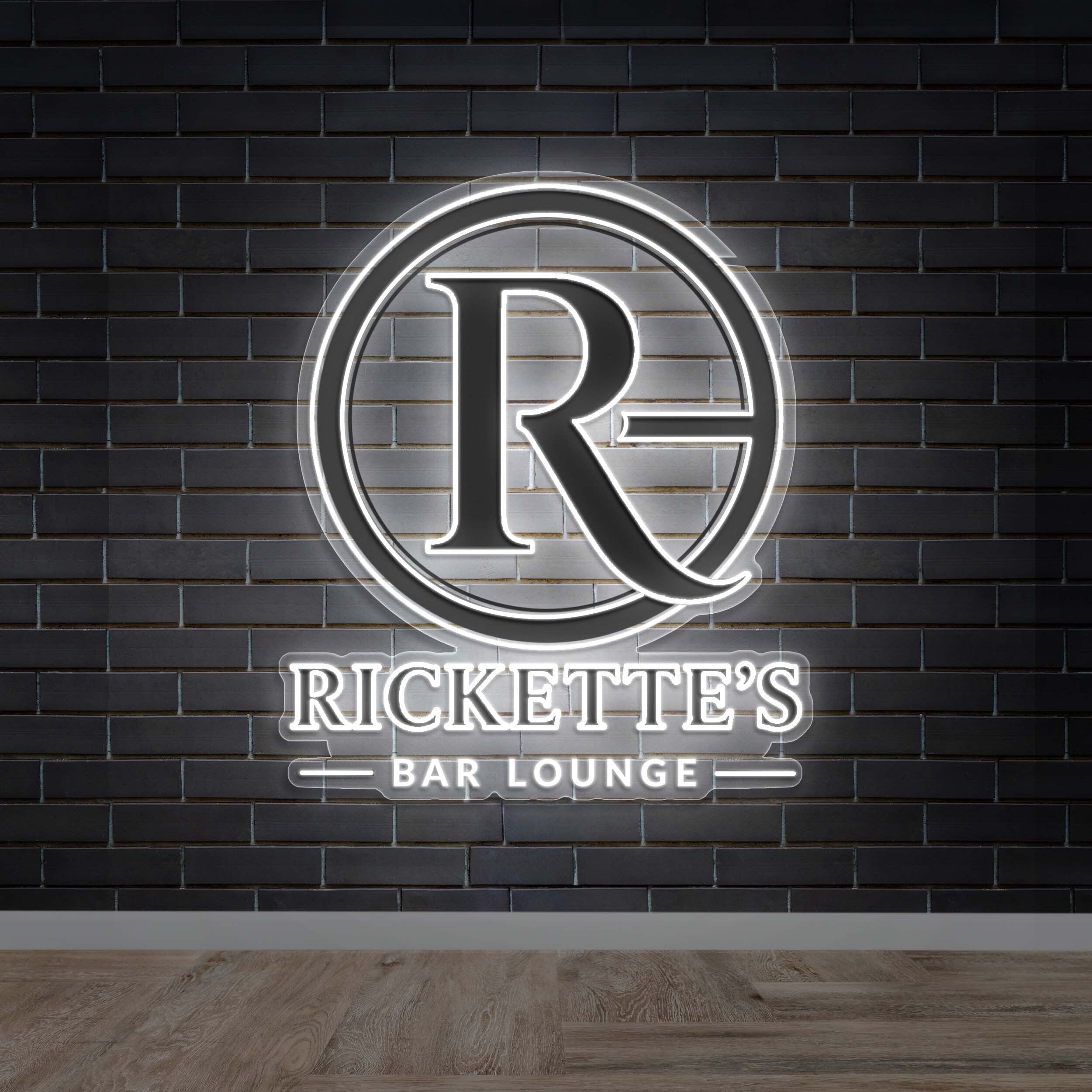 RICKETTE'S BAR LOUNGE - Premium Neon Artwork