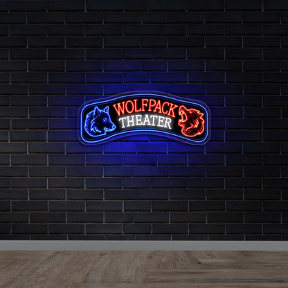 WOLFPACK THEATER - Premium Neon Artwork