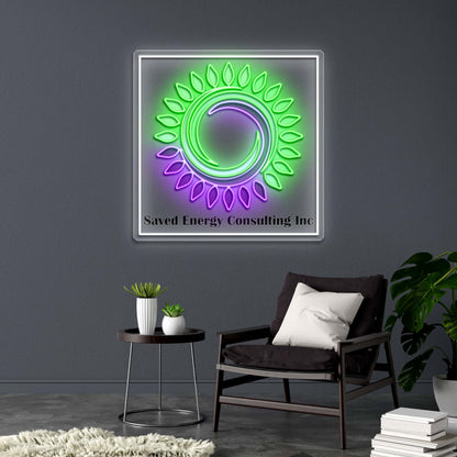Saved Energy Consulting Inc - Premium Neon Artwork