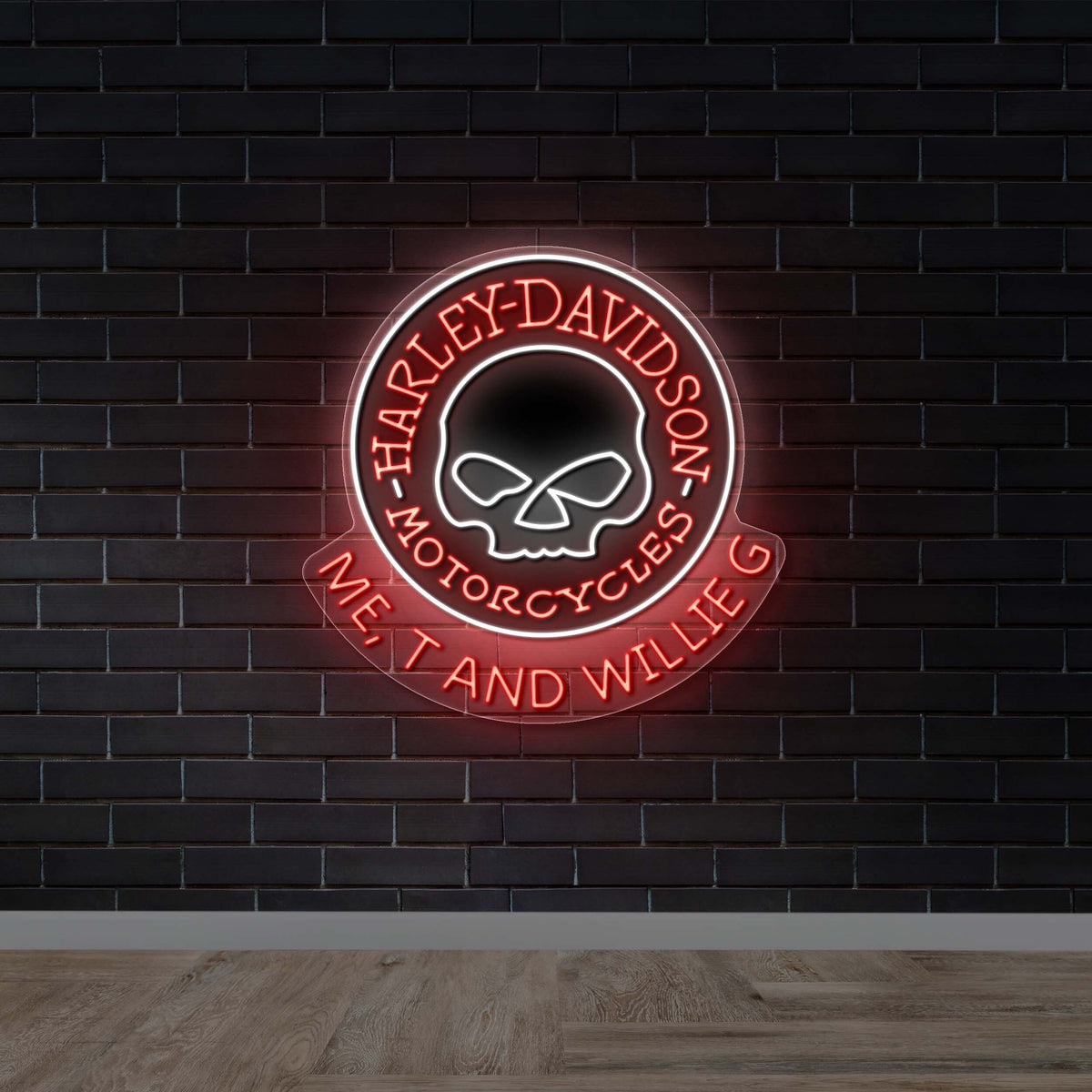 HARLEY DAVIDSON MOTORCYLCES | 2nd Version - Premium Neon Artwork
