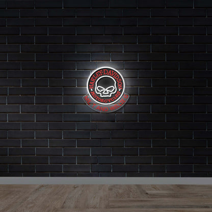HARLEY DAVIDSON MOTORCYLCES | 2nd Version - Premium Neon Artwork