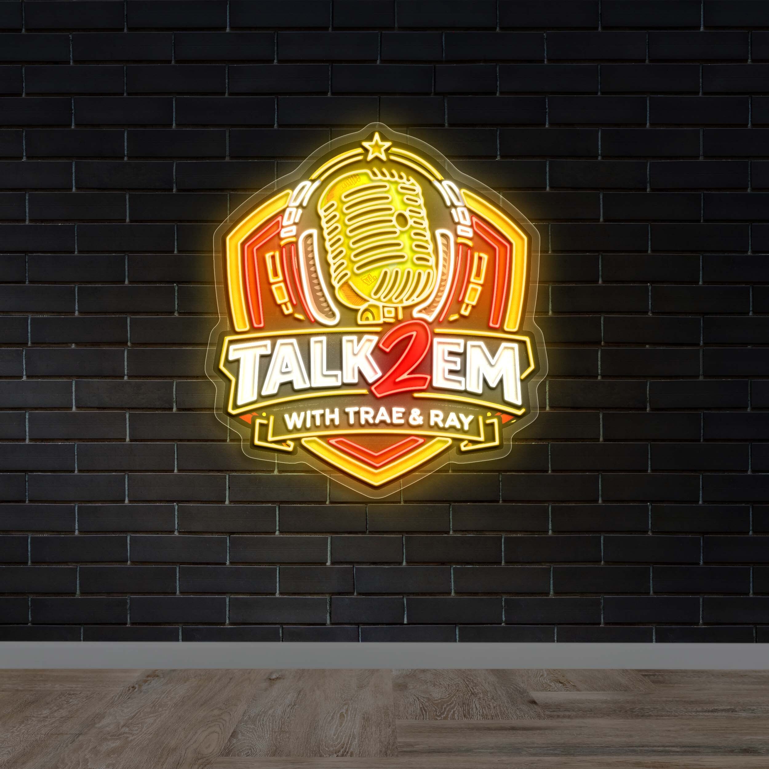 TALK2EM - Premium Neon Artwork