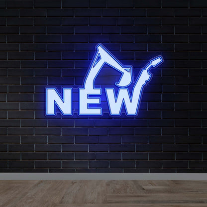 Needham Excavating & Welding - Premium Neon Artwork