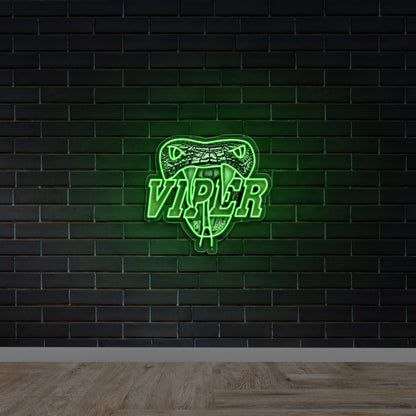 VIPER - Premium Neon Artwork