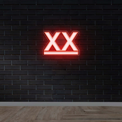 XX Cattle Brand - Premium Neon Artwork