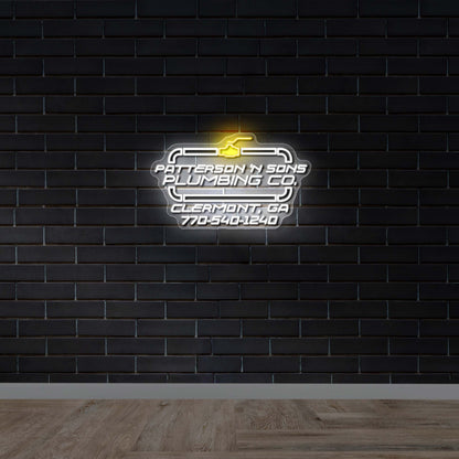 Patterson 'N Sons Plumbing Co. - Premium Neon Artwork