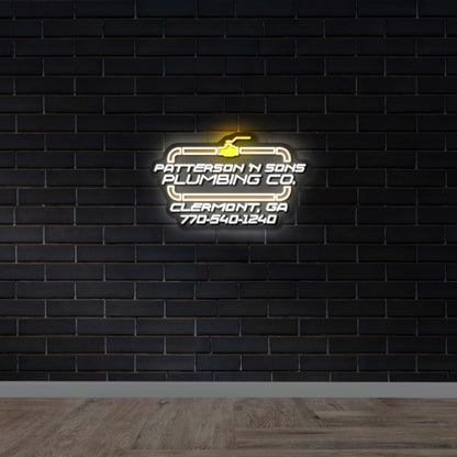 Patterson 'N Sons Plumbing Co. - Premium Neon Artwork