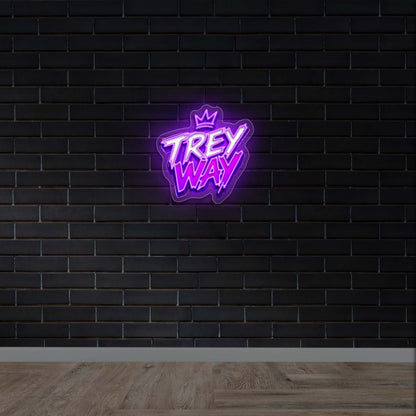 TREY WAY - Premium Neon Artwork