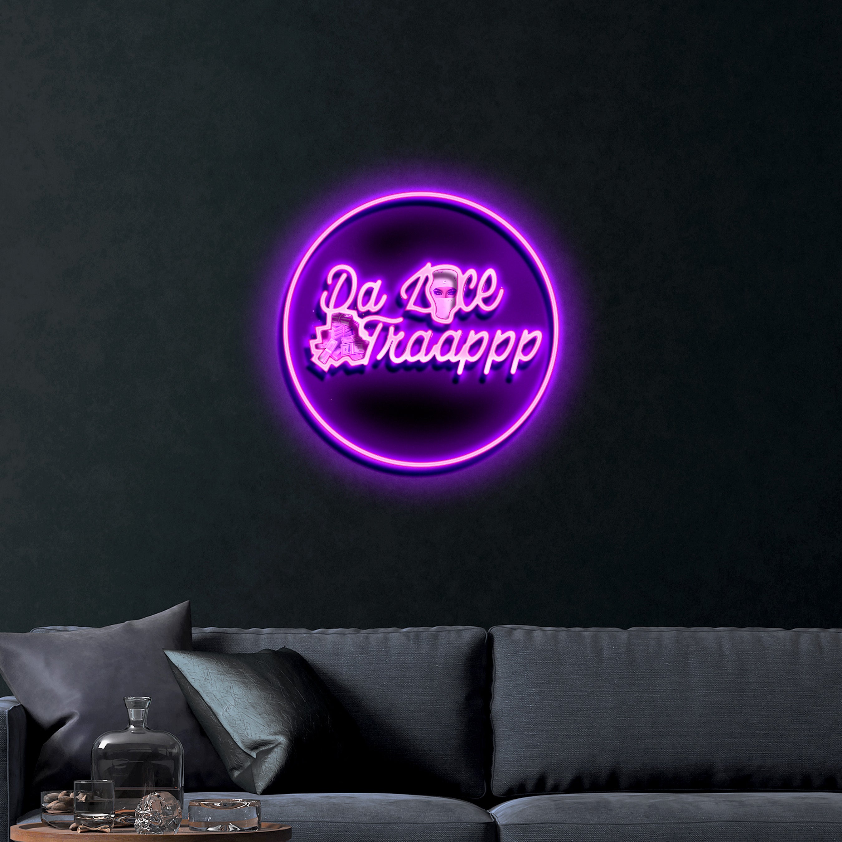 Da Lace Traappp – Premium Neon Artwork