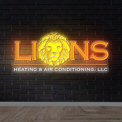 LIONS - Premium Neon Artwork