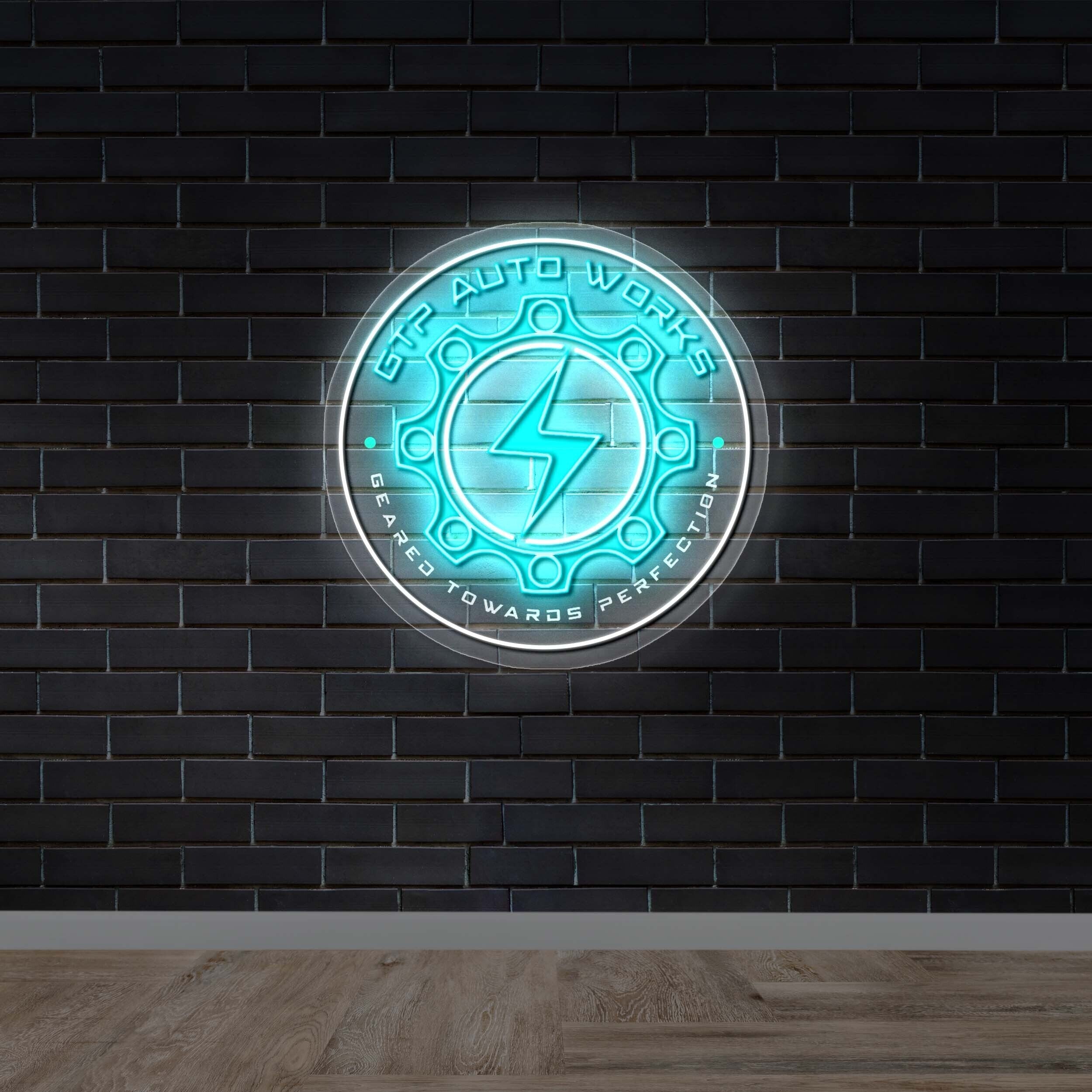 GTP Auto Works - Premium Neon Artwork