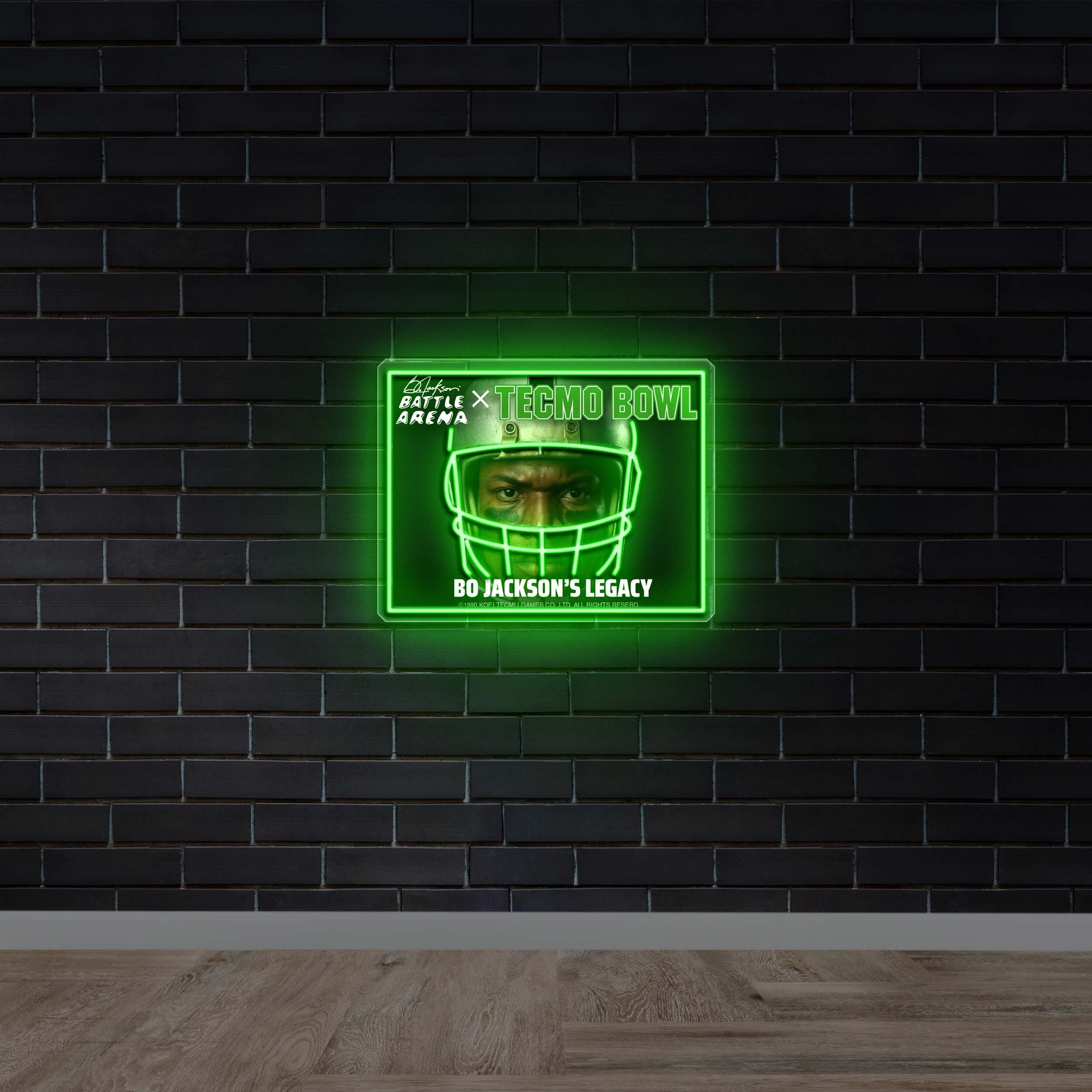 Tecmo Bowl - Premium Neon Artwork