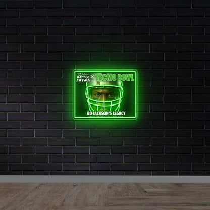 Tecmo Bowl - Premium Neon Artwork