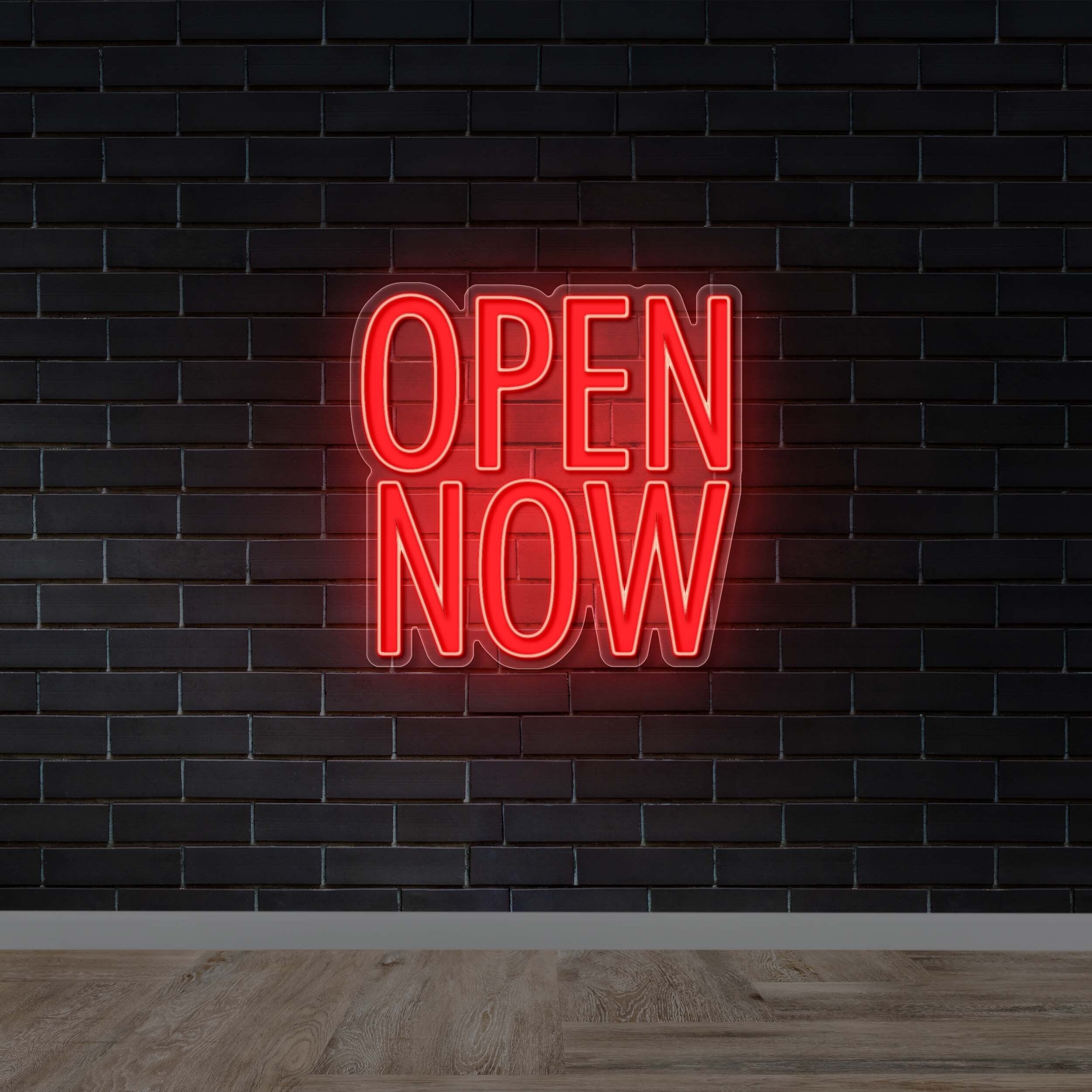 Open Now - Premium Neon Artwork