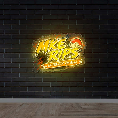 MKE RIPS - Premium Neon Artwork