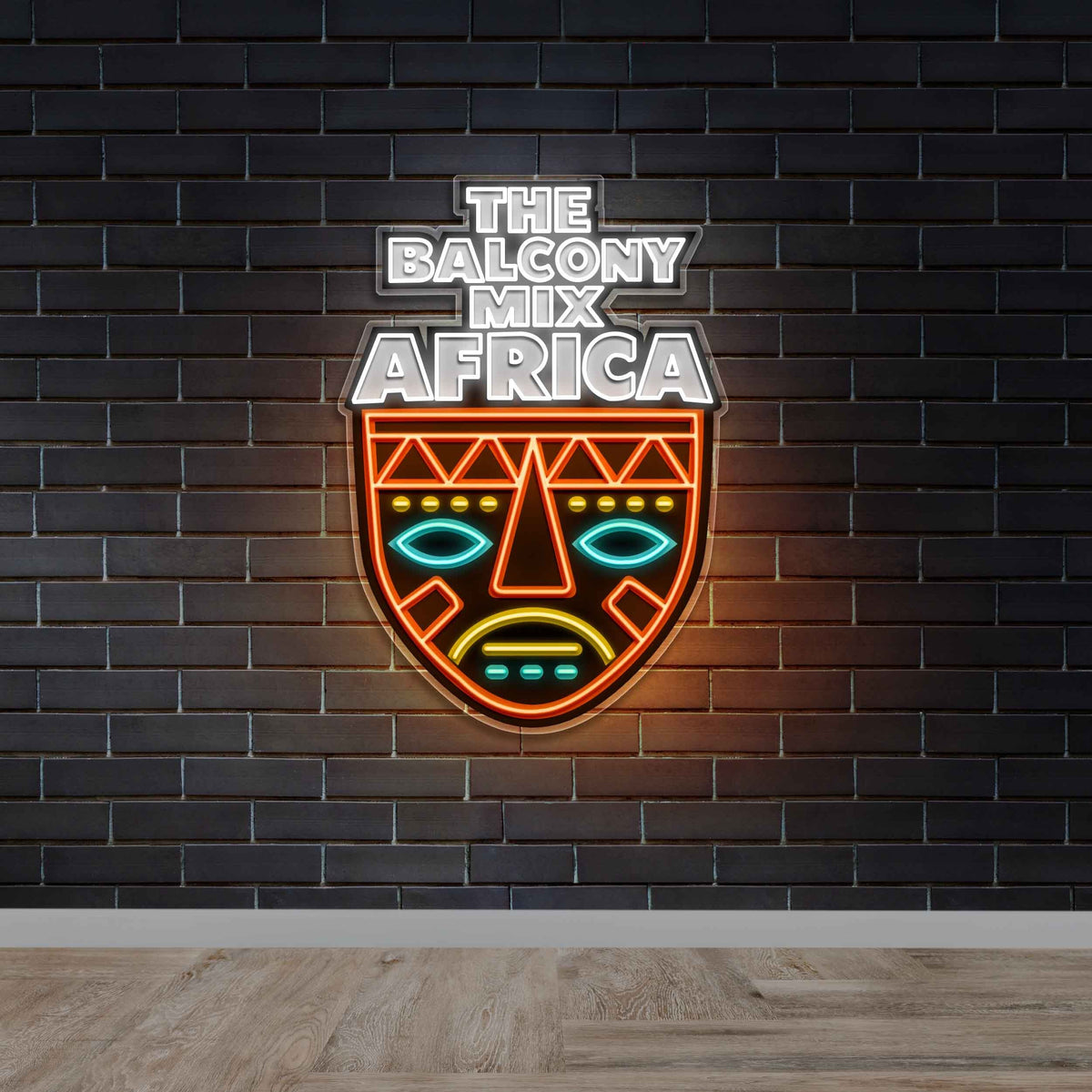 The Balcony Mix Africa - Premium Neon Artwork