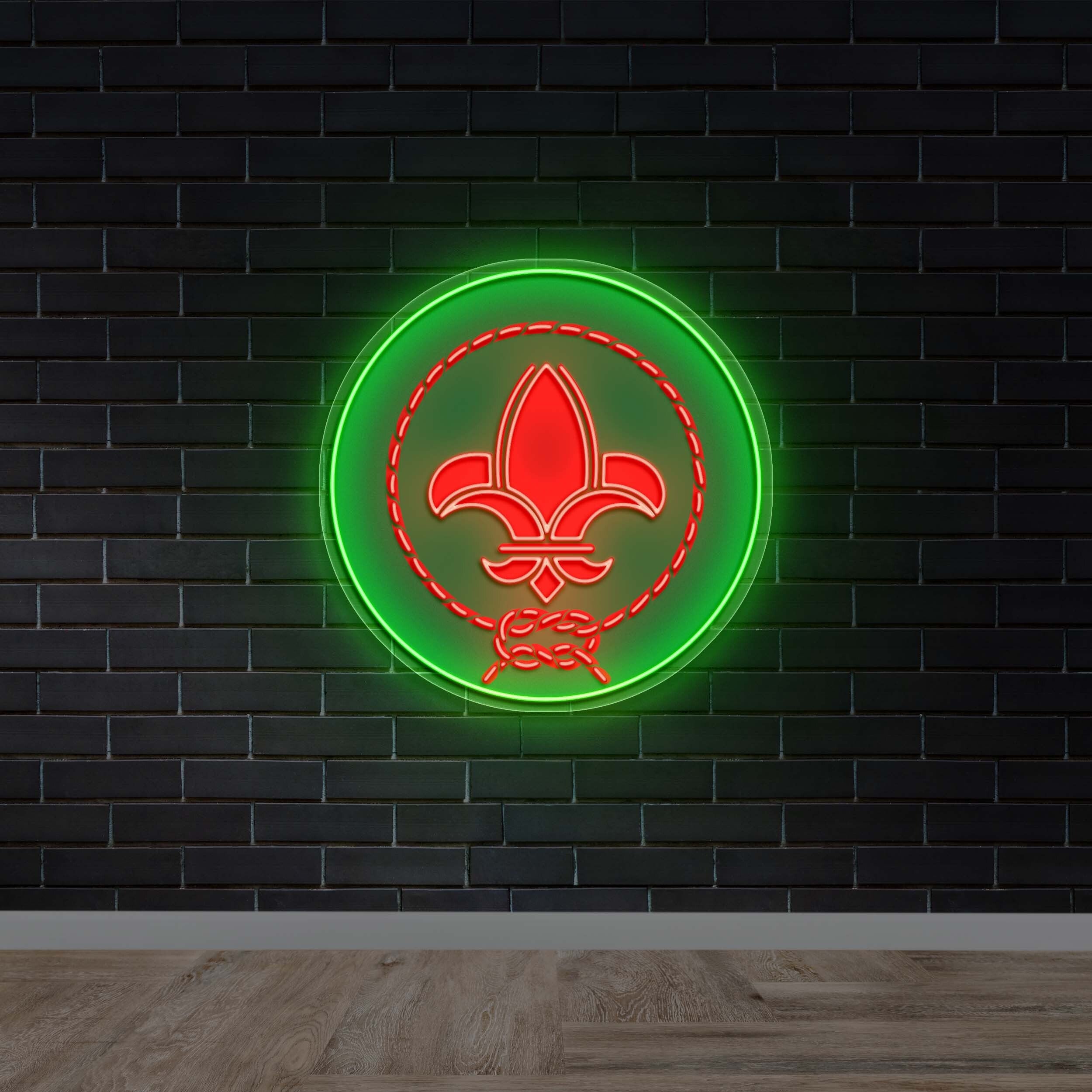Fleur-de-lis - Premium Neon Artwork
