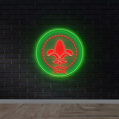 Fleur-de-lis - Premium Neon Artwork