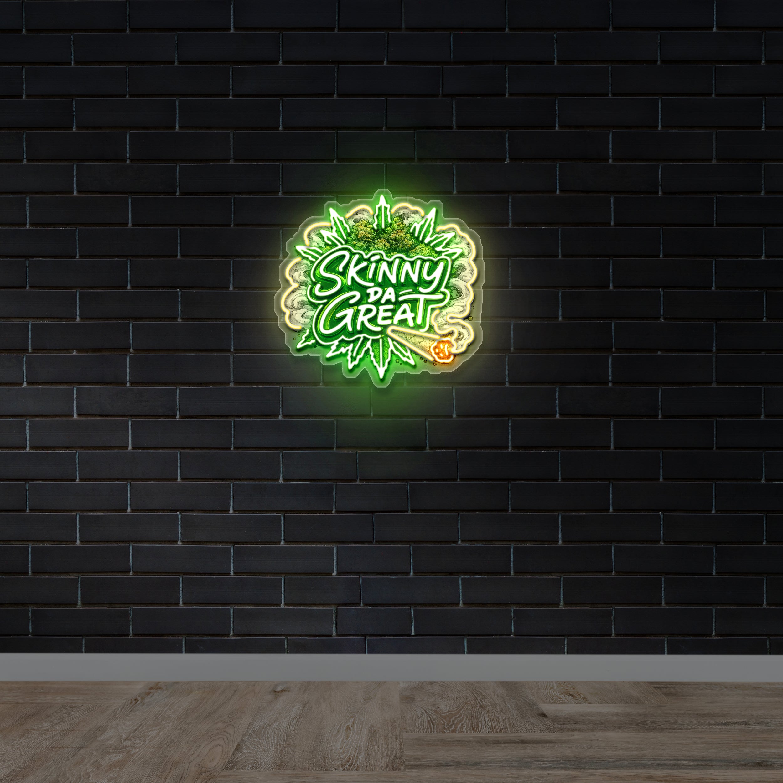 SkinnyDaGreat - Premium Neon Artwork