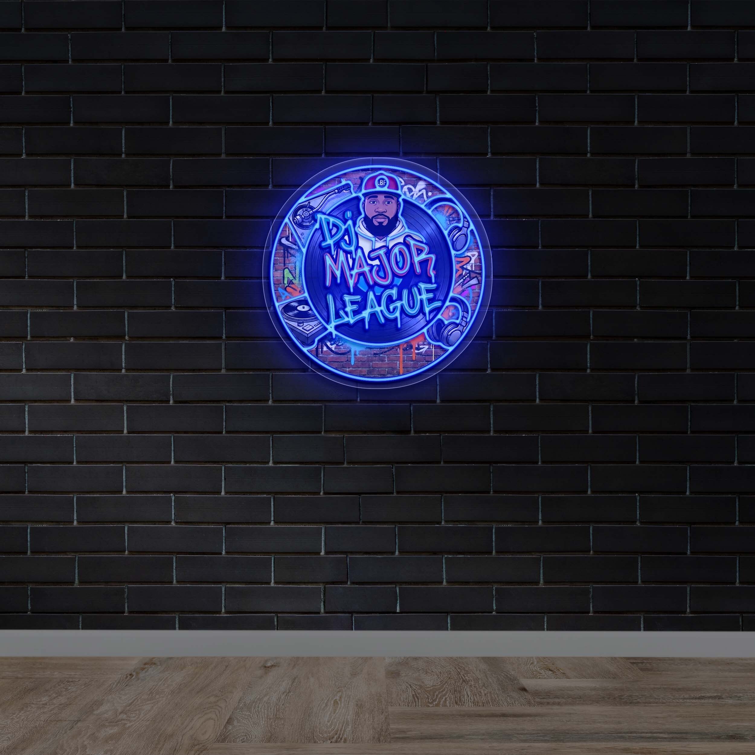 DJ MAJOR LEAGUE - Premium Neon Artwork