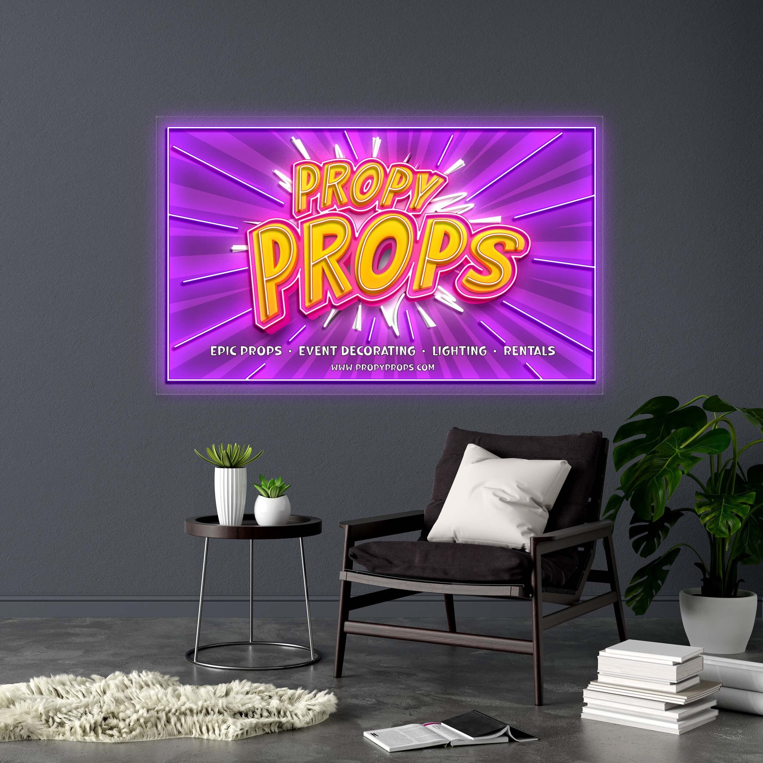 PROPY PROPS - Premium Neon Artwork