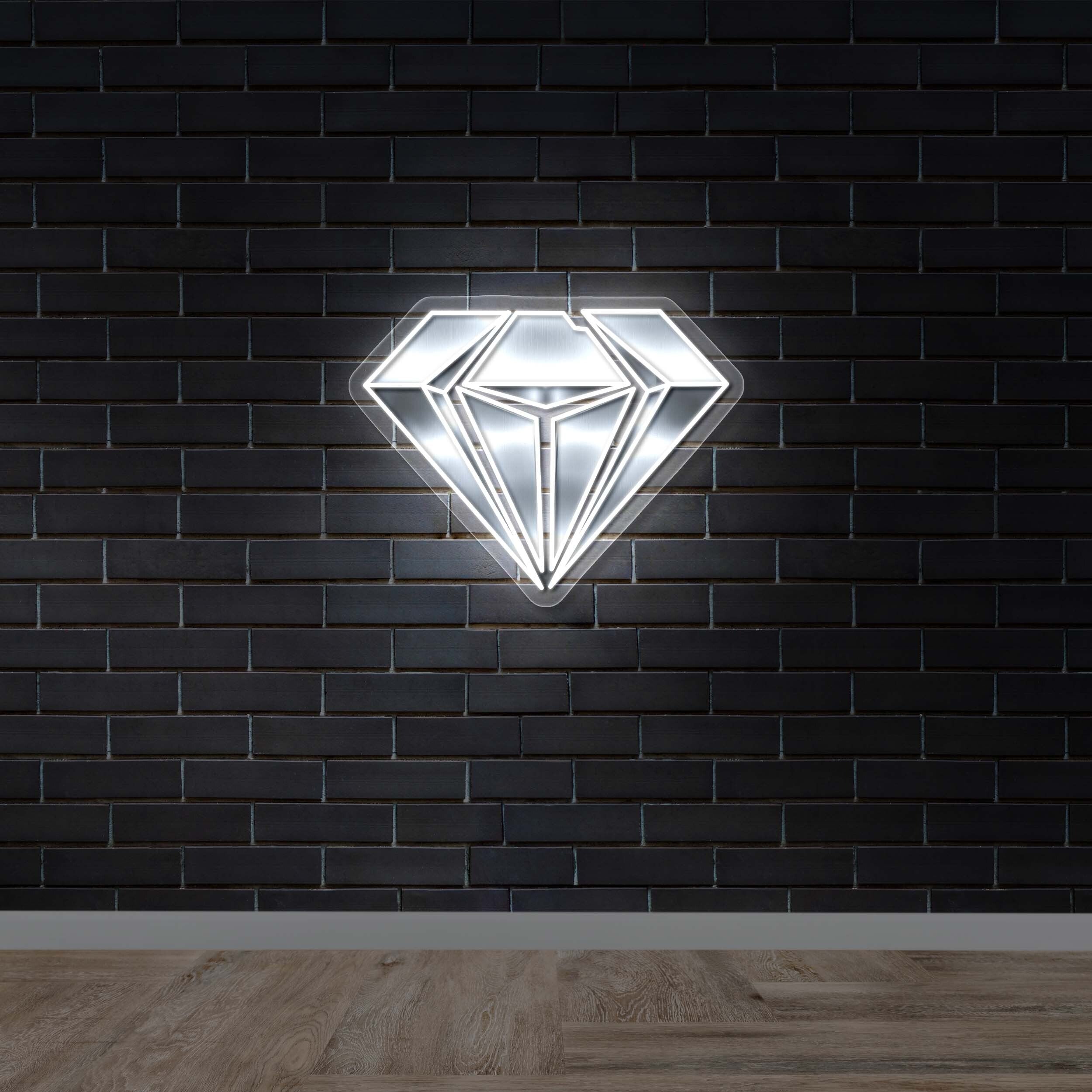 Diamond Steel -  Premium Neon Artwork
