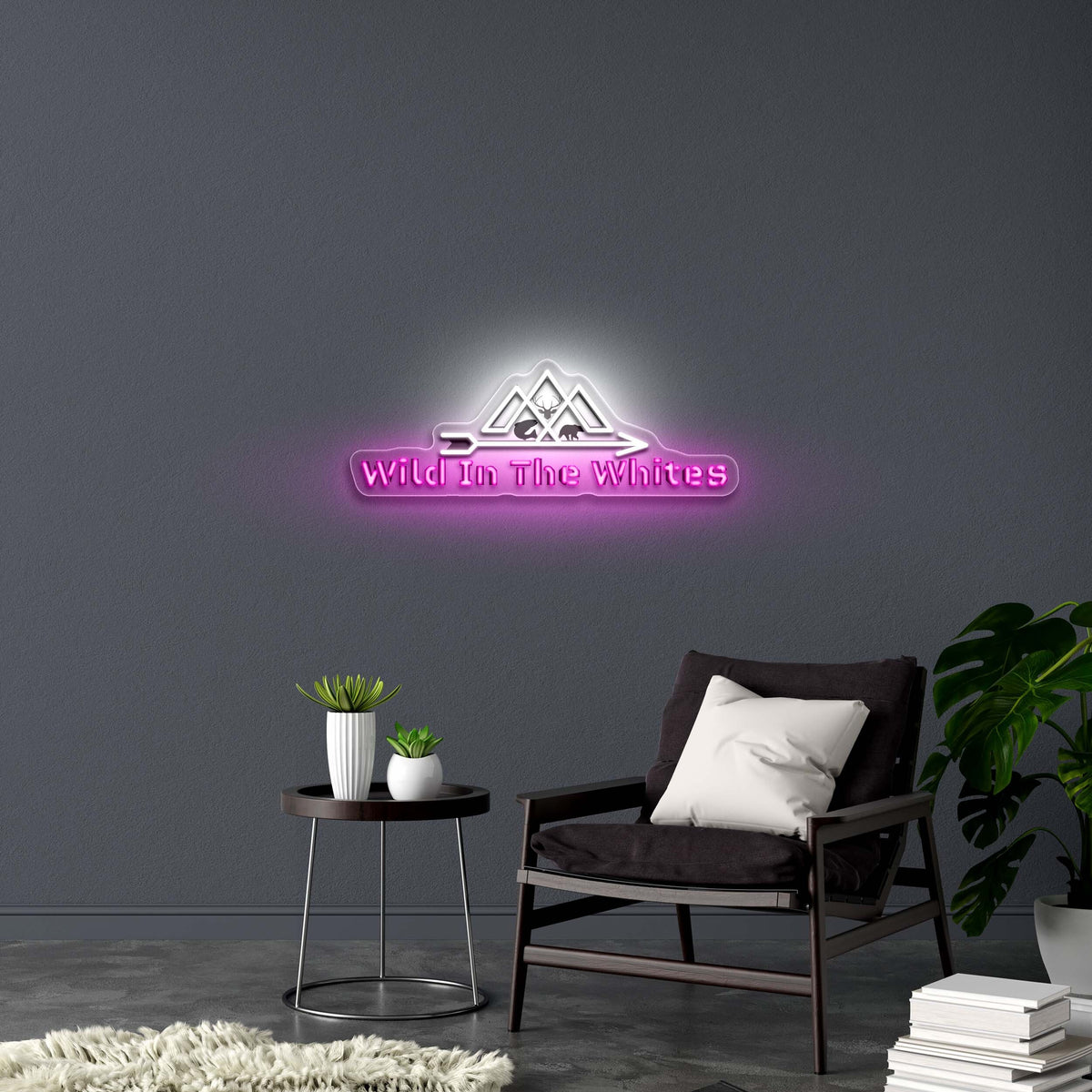 Wild In The Whites - Premium Neon Artwork
