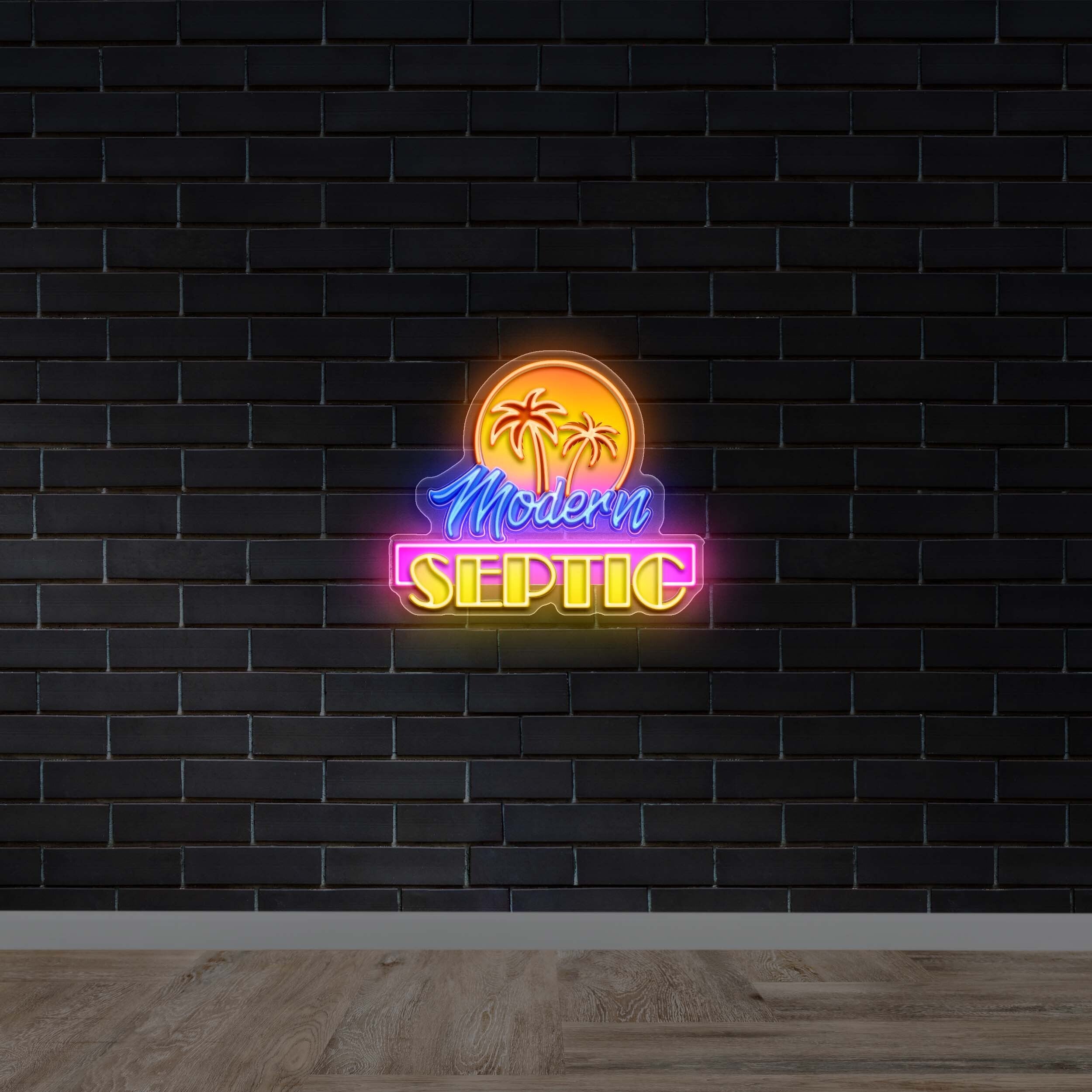 Modern Septic - Premium Neon Artwork